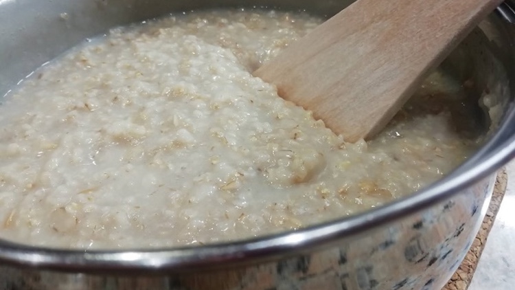 Ovsená kaša s jablkami 1. Fotka - Nela