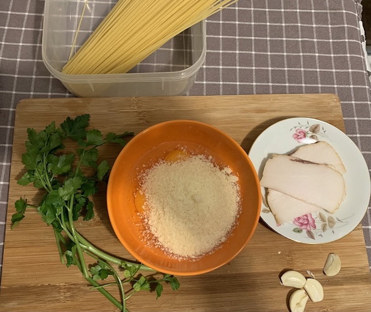 Špagety Carbonara 1. Fotka - Andrea Bunčeková