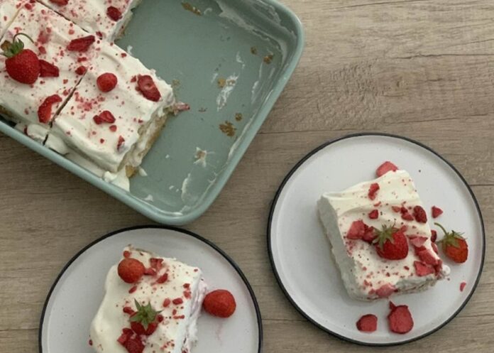 Jahodové tiramisu. Foto - Andrea