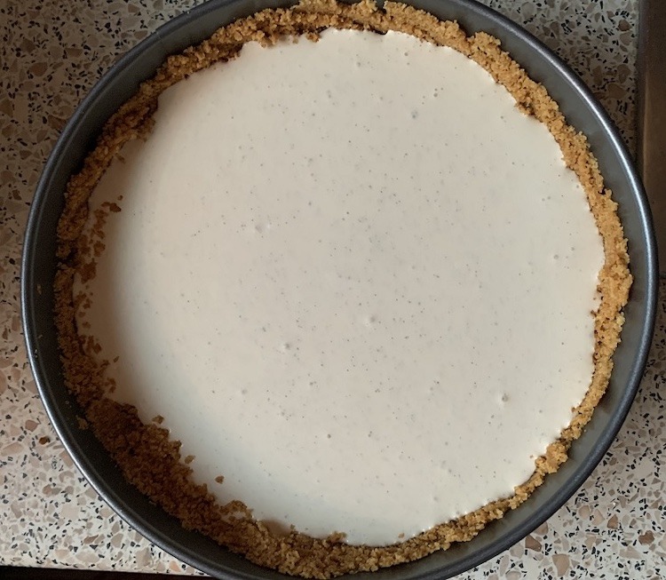 Vláčny pistáciový cheesecake. Fotka - Andrea Bunčeková