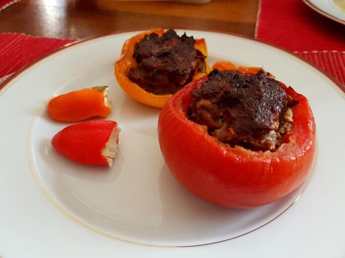 Plnená paprika bez ryže