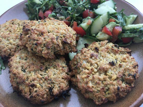 Falafel v rúre.