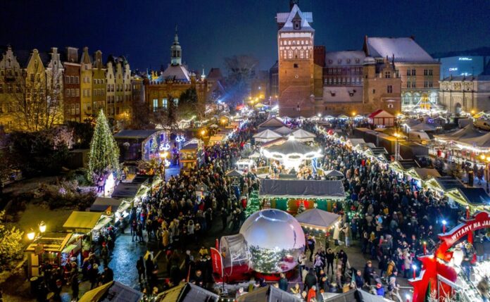 Najkrajšie vianočné trhy v Európe 2025 - objavom je mesto Gdansk. Foto - FB/PolandTravel