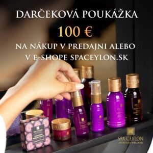 Darčeková poukážka SPA CEYLON - 100 eur