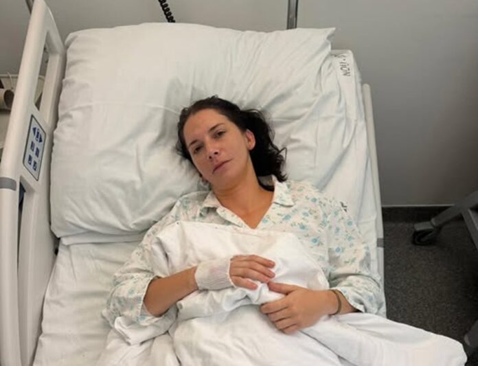 Dorota Nvotová má po operácii - úspešne. Foto - FB/D.N.