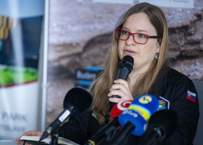 Astrobiologička Michaela Musilová absolvuje simulovanú vesmírnu misiu pod vodou. Foto TASR - Jakub Kotian